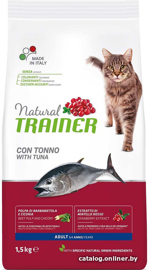

Сухой корм для кошек Trainer Natural Adult Tuna 1.5 кг