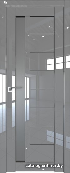

Межкомнатная дверь ProfilDoors 37L 80x200 (грей люкс, стекло графит)