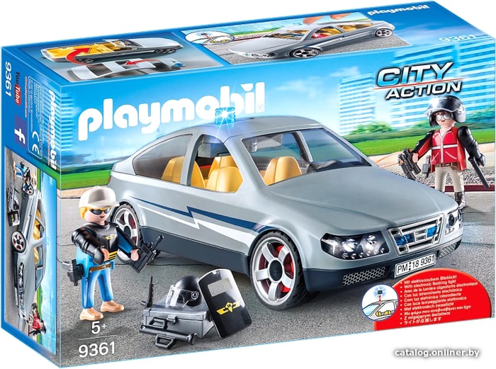 

Конструктор Playmobil PM9361 Тактическое подразделение: машина под прикрытием