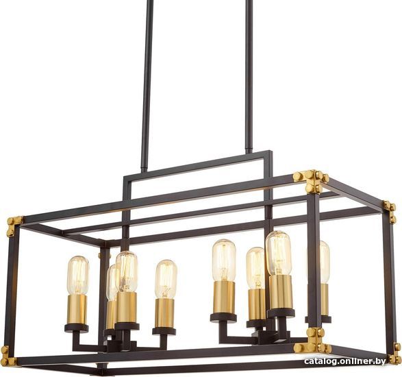 

Подвесная люстра Lumina Deco Waldorf LDP 1140-8 BK+MD