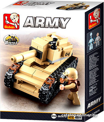 

Конструктор Sluban Армия M38-B0587B Танк