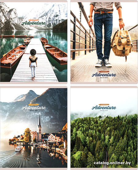 

Общая тетрадь ArtSpace клетка Путешествия. New adventures Т96к_36406 (96 л)