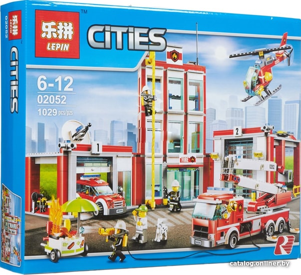 

Конструктор Lepin 02052 Пожарная часть