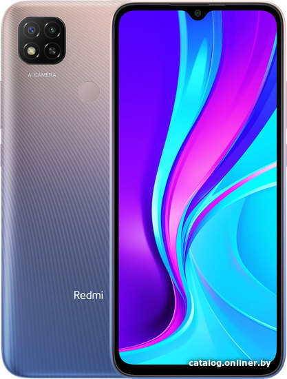 Xiaomi Redmi 9C 3GB/64GB международная версия (фиолетовый) смартфон купить  в Могилеве