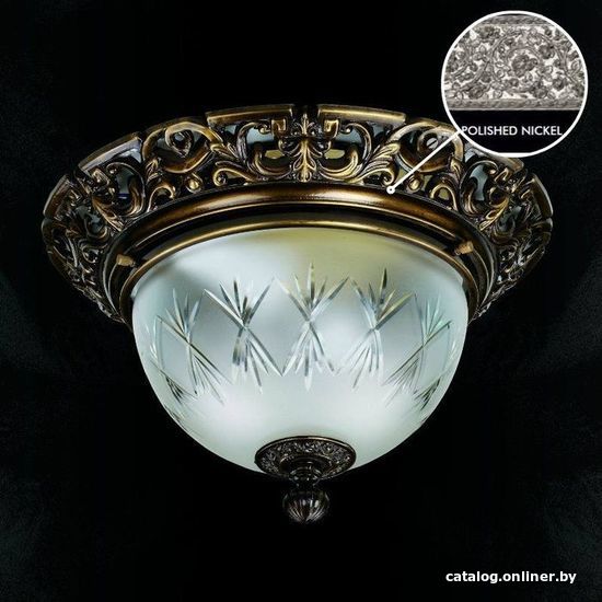 

Припотолочная люстра ArtGlass Lea I. Nickel