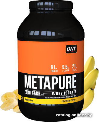 

Протеин сывороточный (изолят) QNT Metapure Whey Protein Isolate (банан, 908 г)
