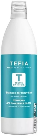 

Шампунь Tefia Шампунь Treats by Nature для вьющихся зеленое яблоко 1 л