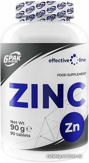 

Витамины, минералы 6PAK Nutrition EL Zinc, 180 таб.