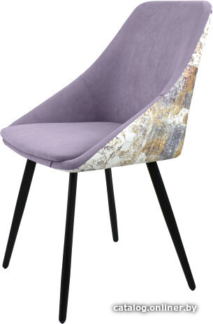 

Стул Гальваник Монти Лофт (эмаль черный муар/Catania Lavender/Verdy Mocca)