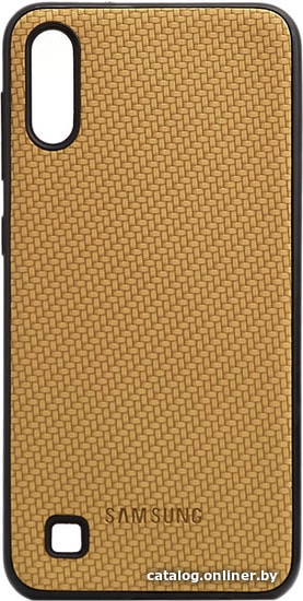 

Чехол для телефона EXPERTS Knit Tpu для Samsung Galaxy A10 (золотой)