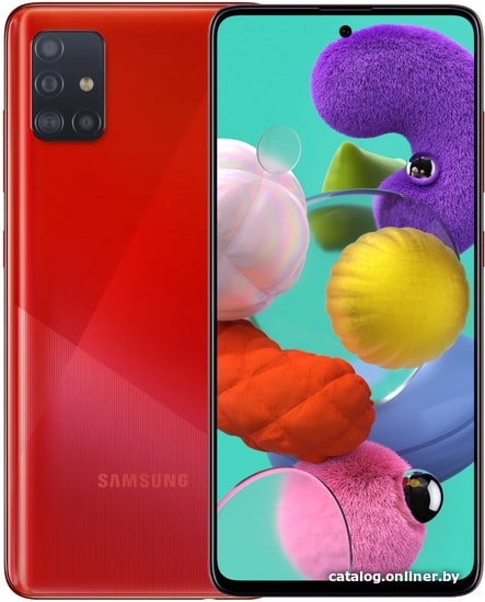 

Смартфон Samsung Galaxy A51 SM-A515F/DSM 4GB/64GB (красный)