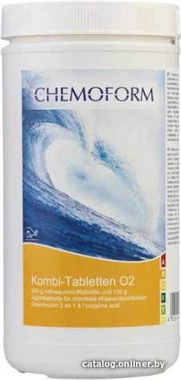 

Химия для бассейна Chemoform Kombi Tabletten O2 таблетки по 100 г 0.9 кг
