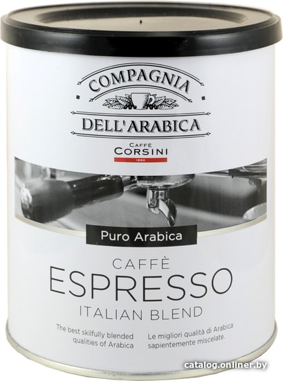 

Кофе Compagnia Dell'Arabica Espresso в банке молотый 250 г