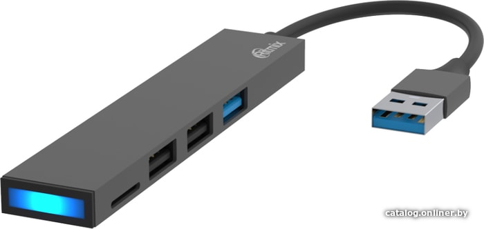 

USB-хаб Ritmix CR-4315 Metal