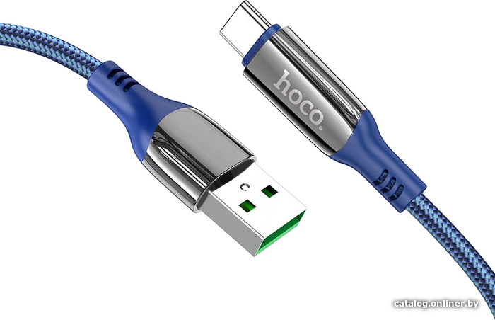 

Кабель Hoco S51 USB Type-A - USB Type-C (1.2 м, синий)