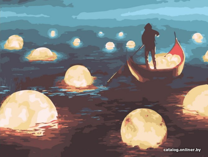 

Картина по номерам PaintBoy Лунный берег GX34643