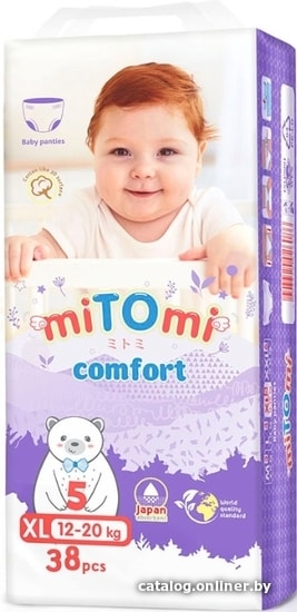 

Трусики-подгузники MiTomi Comfort XL (38 шт)