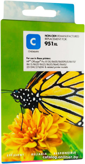 

Картридж Static Control RI2C951XL-C (аналог HP 951XL)