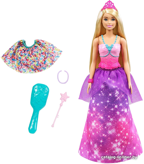 

Кукла Barbie Дримтопия 2 в 1 Принцесса GTF92
