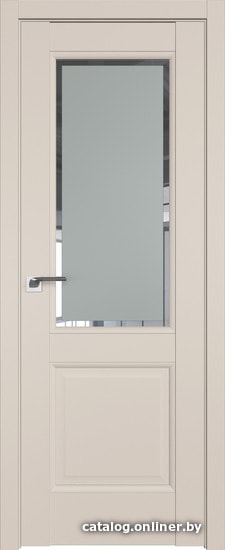 

Межкомнатная дверь ProfilDoors 2.42U 80x200 (санд, стекло square матовое)