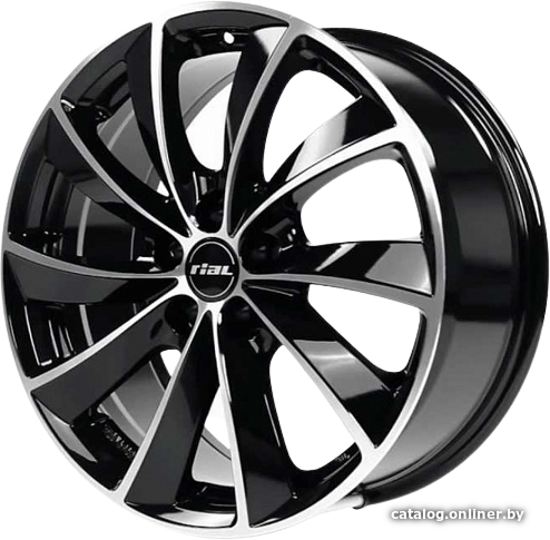 

Литые диски Rial Lugano 17x7.5" 5x114.3мм DIA 70.1мм ET 47мм Diamond Black