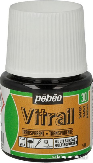 

Краска для стекла и керамики PEBEO Vitrail 050-030 (45 мл, песочный)