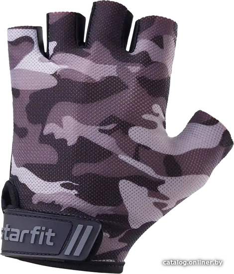 

Перчатки Starfit WG-101 (серый камуфляж, XL)