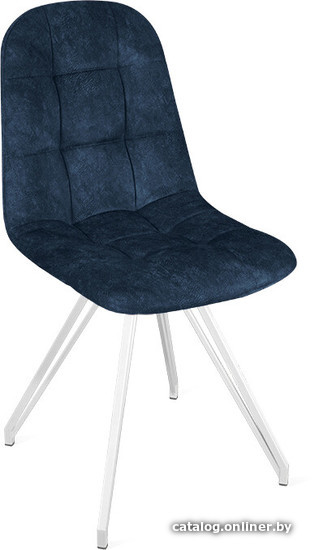 

Стул Трия Райс К4 (белый матовый/микровелюр Wellmart Blue)