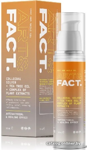 

Art&Fact Colloidal Silver+Tea Tree Oil для профилактики грибка (50 мл)