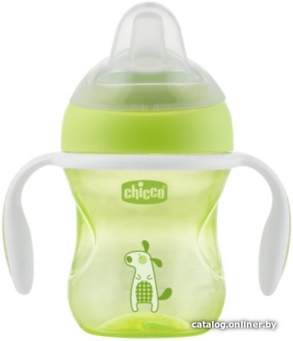 

Поильник Chicco Transition Cup 00006911300000.gr (200 мл, салатовый)