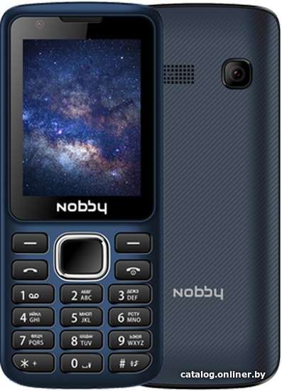 

Кнопочный телефон Nobby 230 (синий)