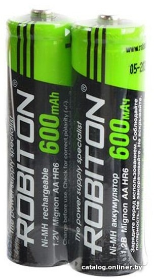 

Аккумулятор Robiton 600MHAA-2 Solar 600mAh 50 шт