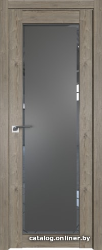 

Межкомнатная дверь ProfilDoors 2.19XN 60x200 (каштан темный, стекло square графит)