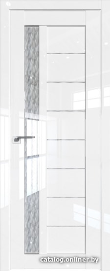 

Межкомнатная дверь ProfilDoors 37L 90x200 (белый люкс, стекло дождь белый)