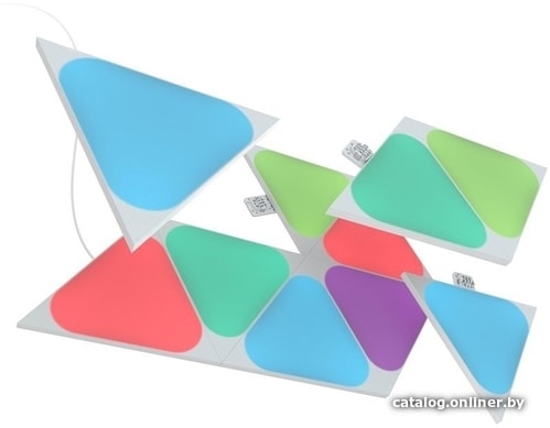 

Светодиодная панель Nanoleaf Shapes Mini Triangles NL48-1001TW-10PK