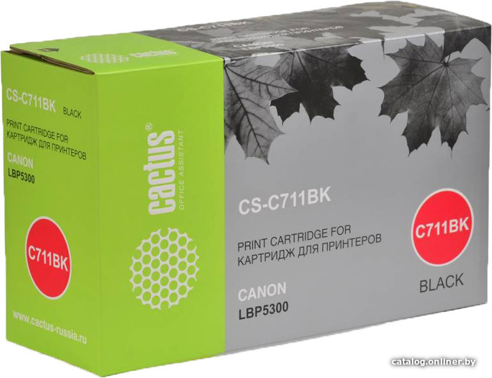 

Картридж CACTUS CS-C711BK (аналог Canon Cartridge 711 Black)