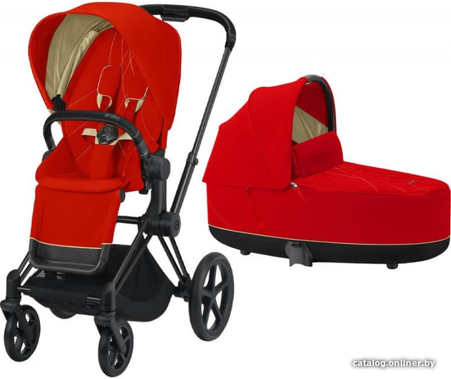 

Универсальная коляска Cybex Priam 2020 (autumn gold, рама черная матовая)