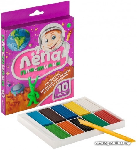 

Пластилин Globus Лепа ПЛ10-01 (10 цв)