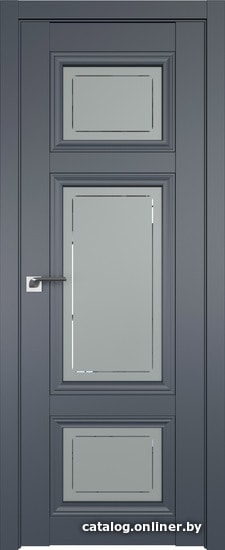 

Межкомнатная дверь ProfilDoors 2.105U 90x200 (антрацит, стекло гравировка 4)