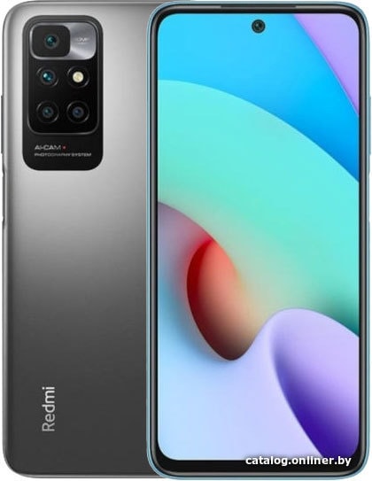 

Смартфон Xiaomi Redmi 10 NFC 4GB/64GB международная версия (серый карбон)