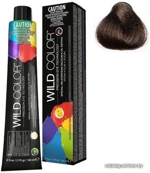 

Крем-краска для волос Wild Color Permanent Hair 4N/A 180 мл