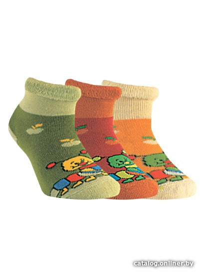 

Носки Conte-kids Sof-Tiki с отворотом 6С-19СП (р. 12, темно-салатовый 072)