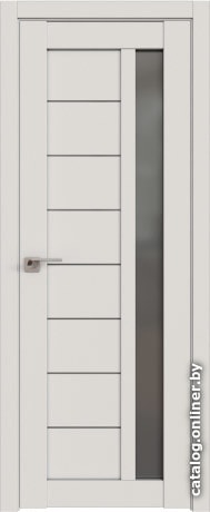 

Межкомнатная дверь ProfilDoors 37U R 70x200 (дарквайт, стекло графит)