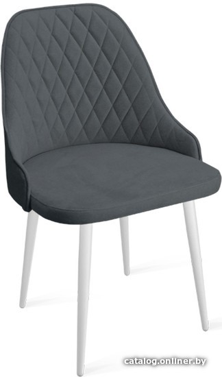 

Стул Трия Гранд К1К (белый матовый/микровелюр Jercy Graphite)