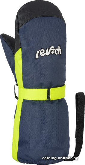 

Варежки Reusch Happy mitten 4985520 4955 (р-р 4, dress blue/safety yellow)