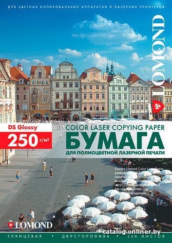 

Фотобумага Lomond Glossy DS Colour Laser Paper SRА3 250 г/м2 150 л 0310413