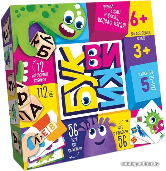 

Настольная игра Danko Toys Буквики G-BU-01