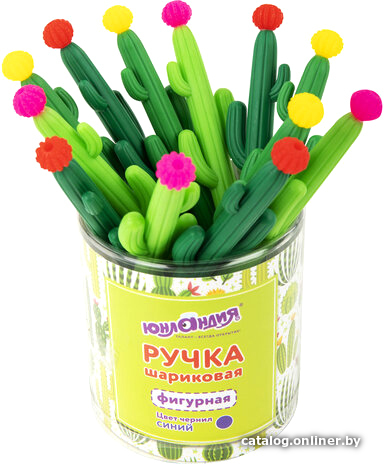 

Ручка шариковая Юнландия Кактус 143774 (в ассортименте)
