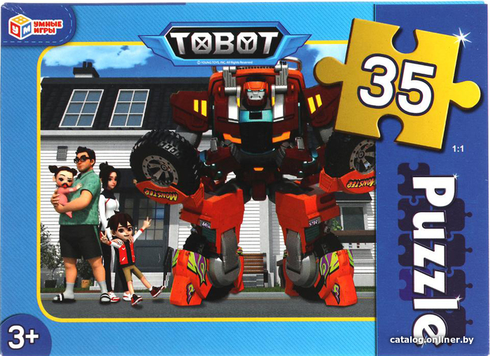 

Пазл Умные игры Тоботы 4680107927811 (35 эл)
