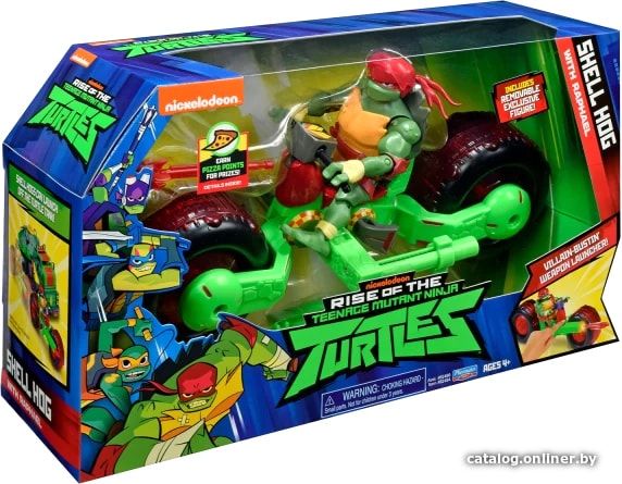 

Экшен-фигурка Playmates Toys Мотоцикл с фигуркой Рафа 82484